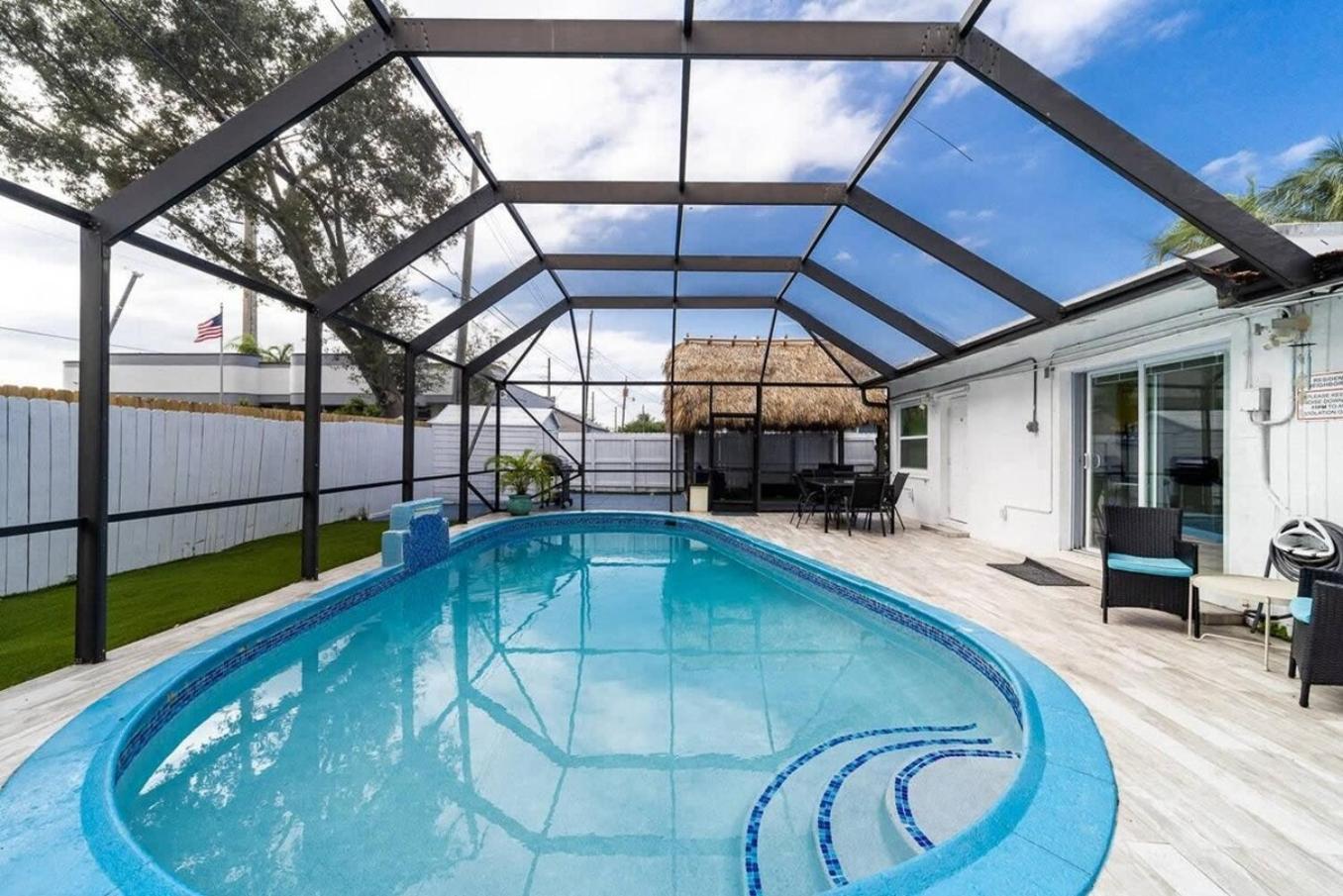 Private Heated Pool Villa In Ftl Near Beach Форт-Лодердейл Екстер'єр фото